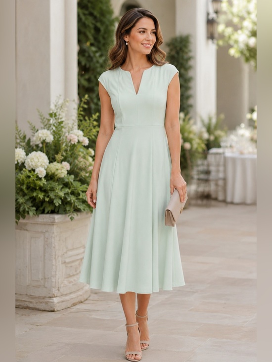 Calvin Klein Dresses & Skirts - NWT Calvin Klein Mint Green Fit & Flare Midi Dress Size 10